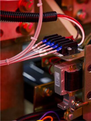 Close up of IEM equipment