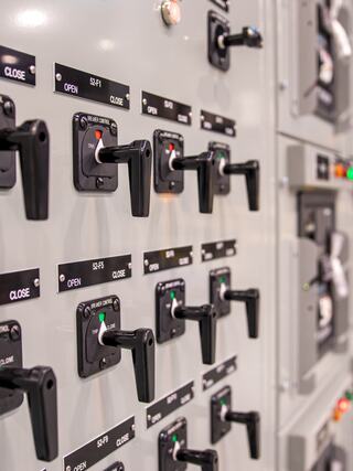 Close up of IEM equipment