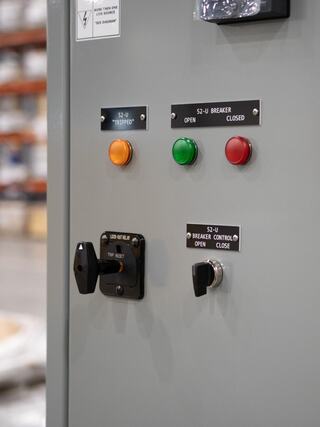 Close up of IEM equipment