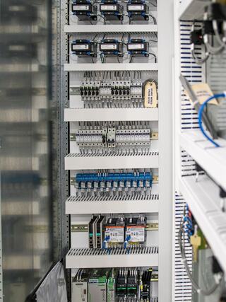 Close up of IEM equipment